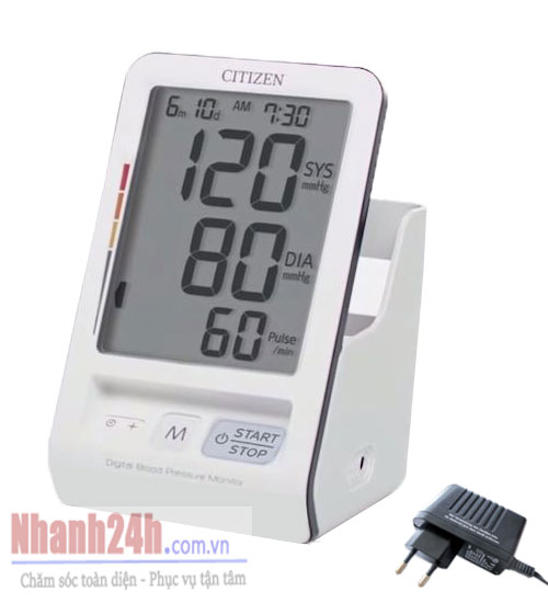 Máy đo huyết áp bắp tay Citizen CH-456 mới