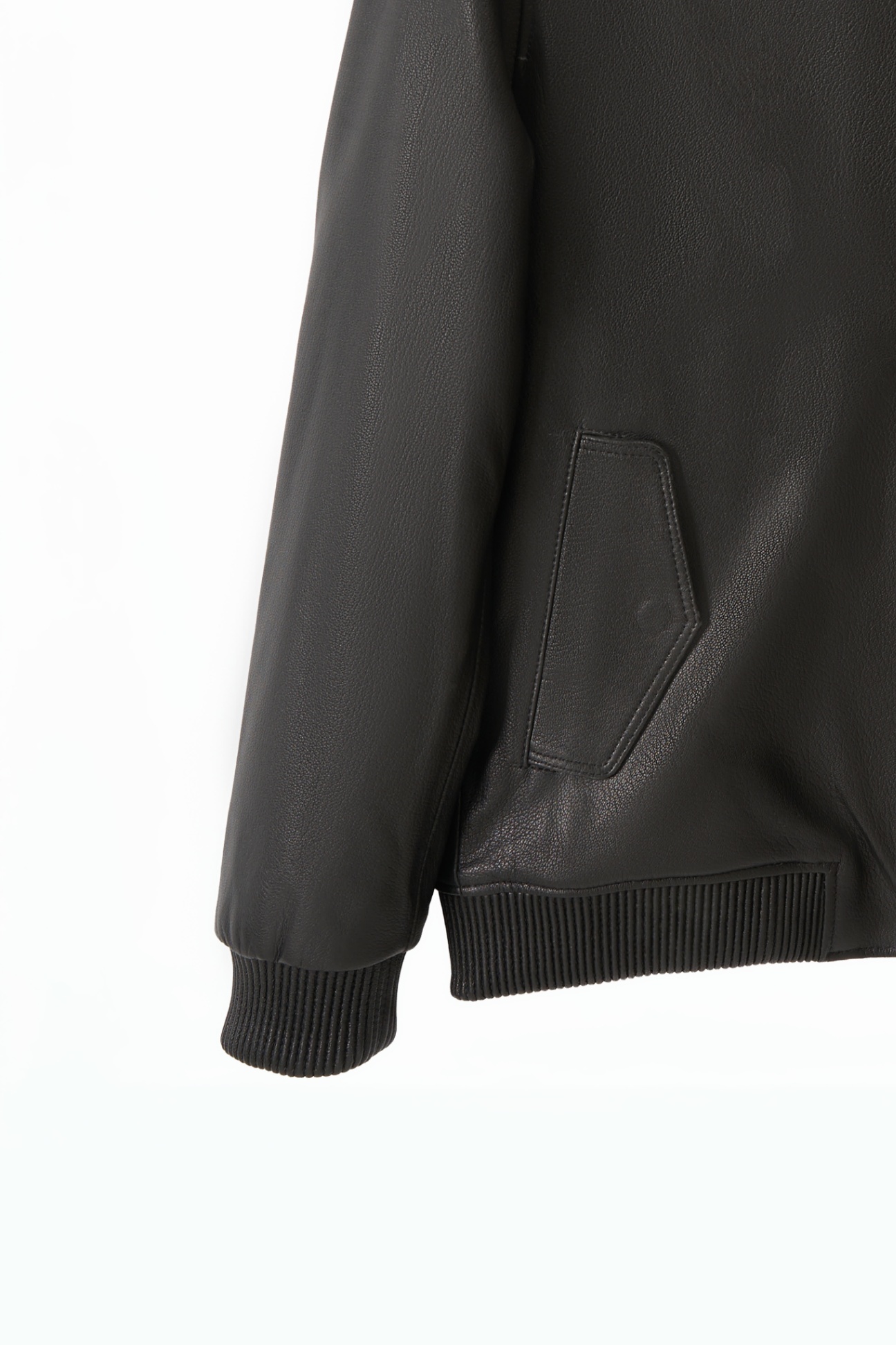 Lucen Bomber - Goatskin - Black