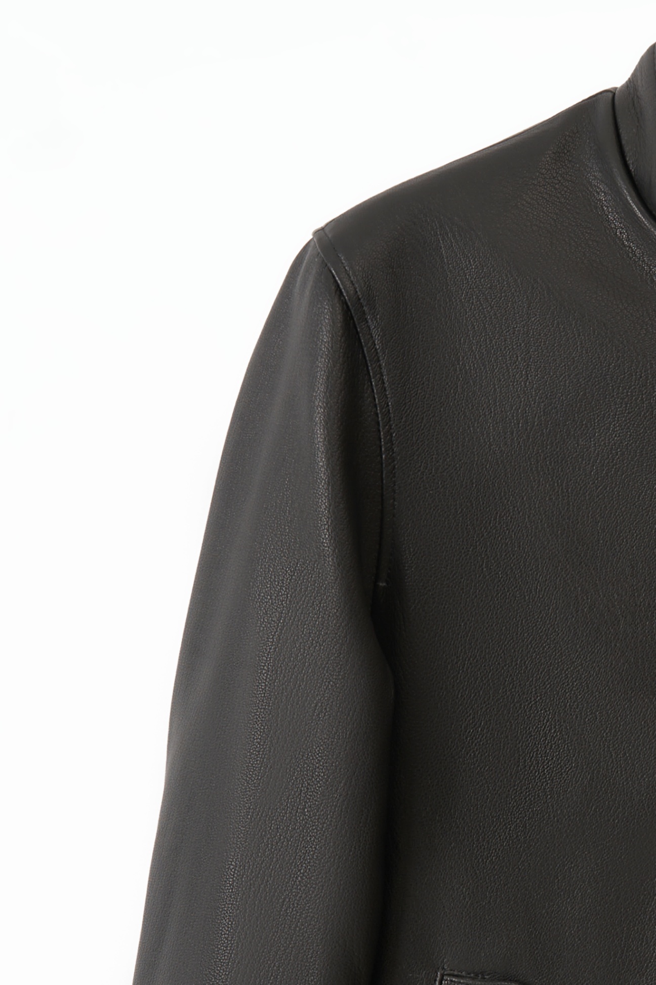 Lucen Bomber - Goatskin - Black