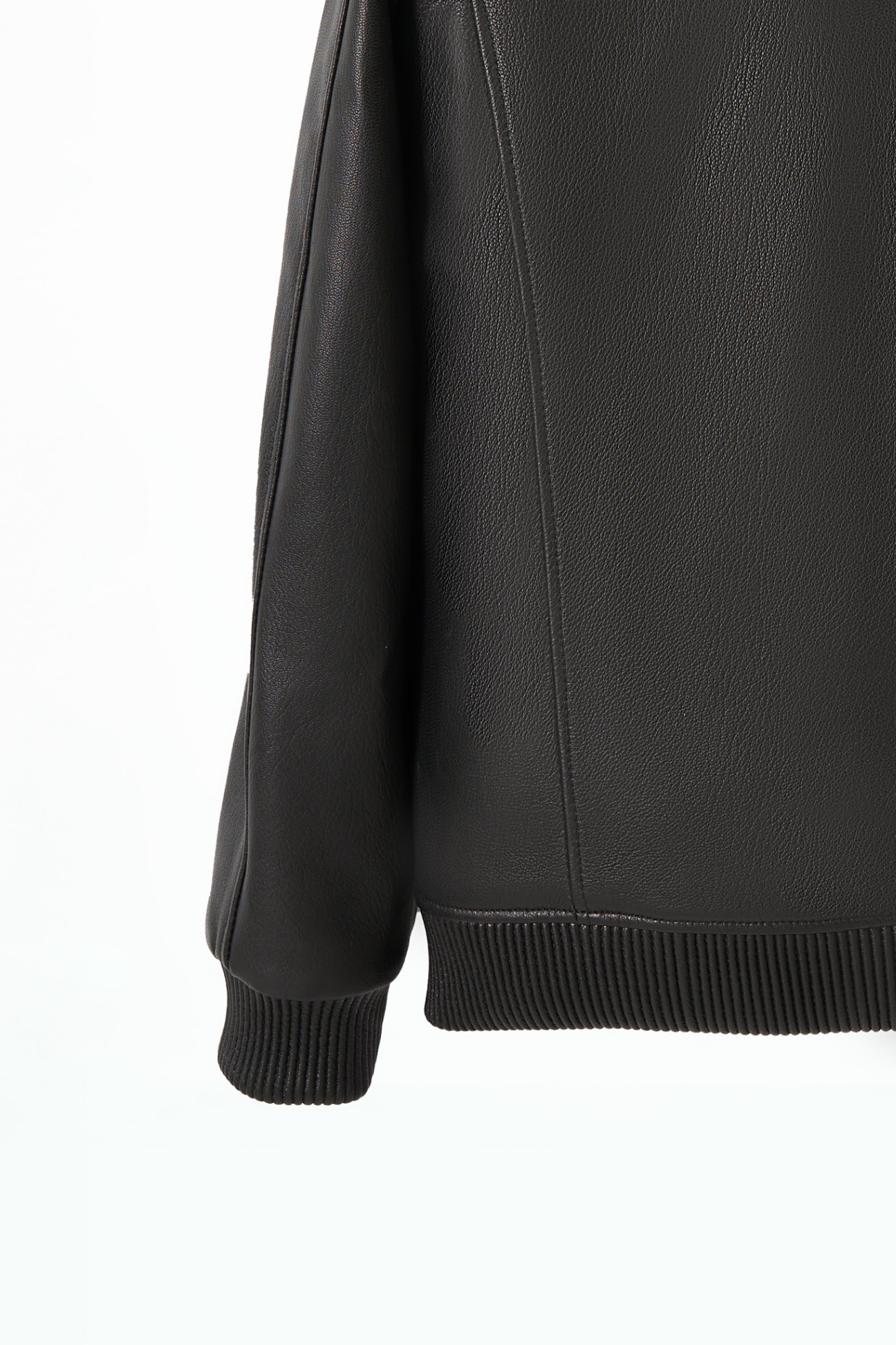 Lucen Bomber - Goatskin - Black