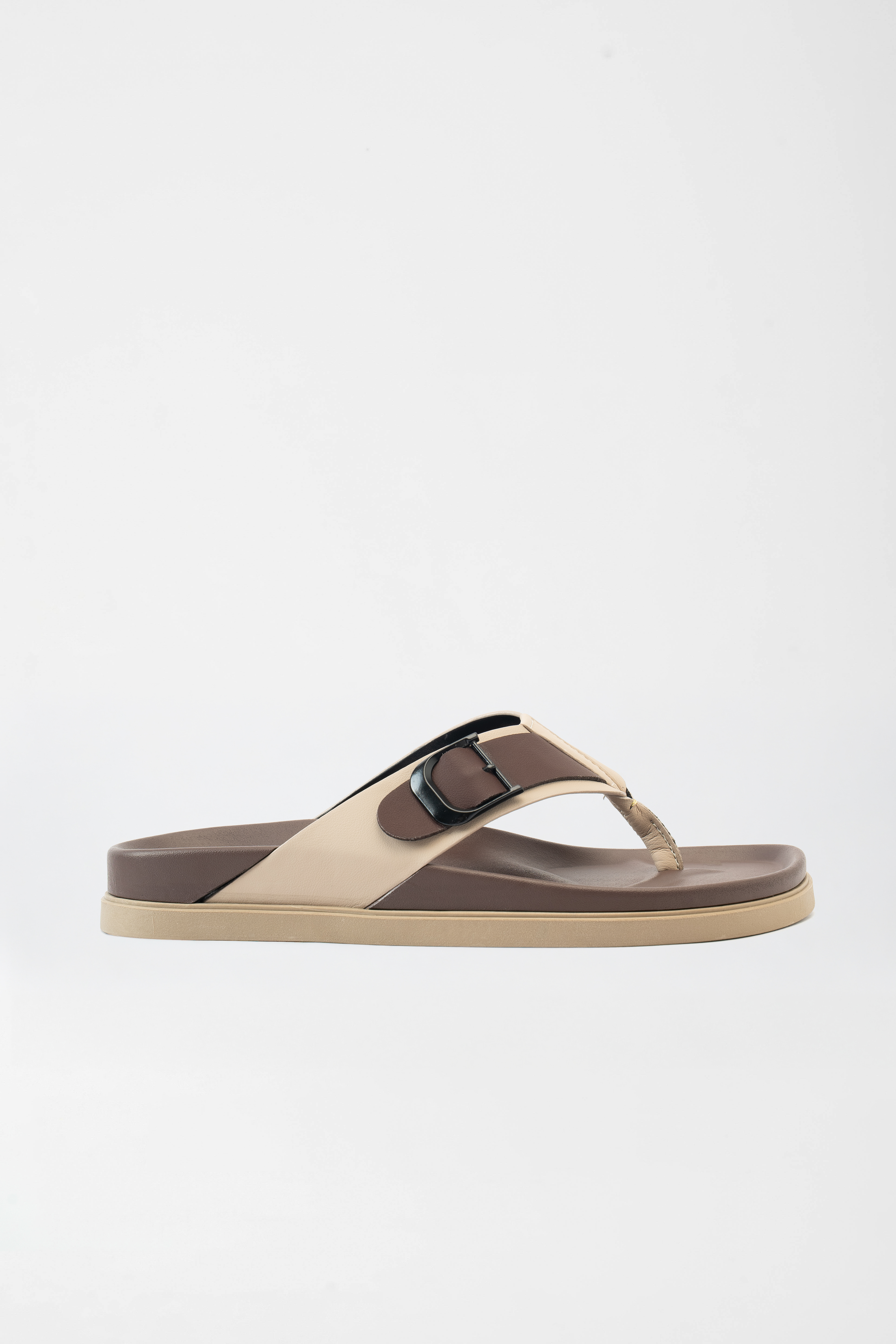 Casual Flip-Flops - Beige