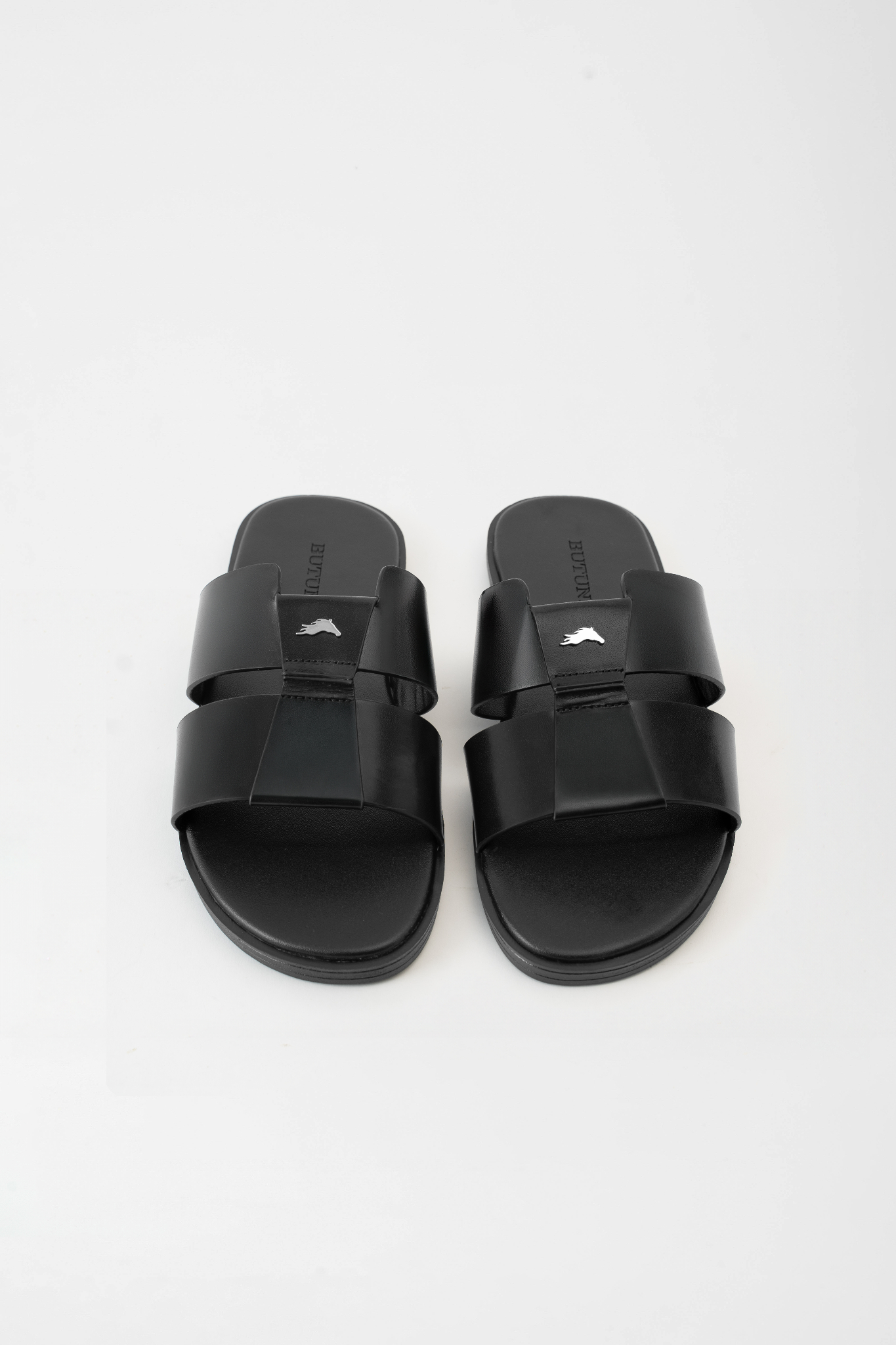 Monaco S Cut-out Slippers - Black