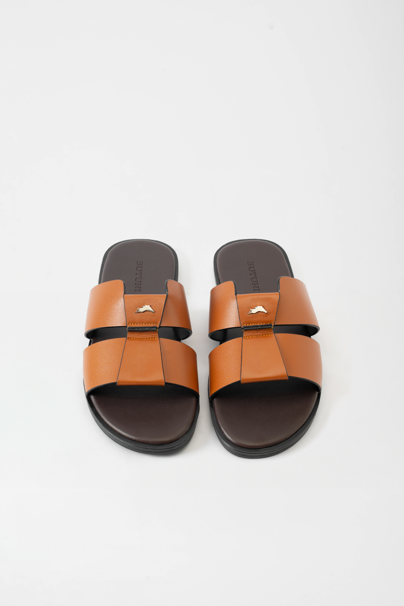 Monaco S Cut-out Slippers - Brown