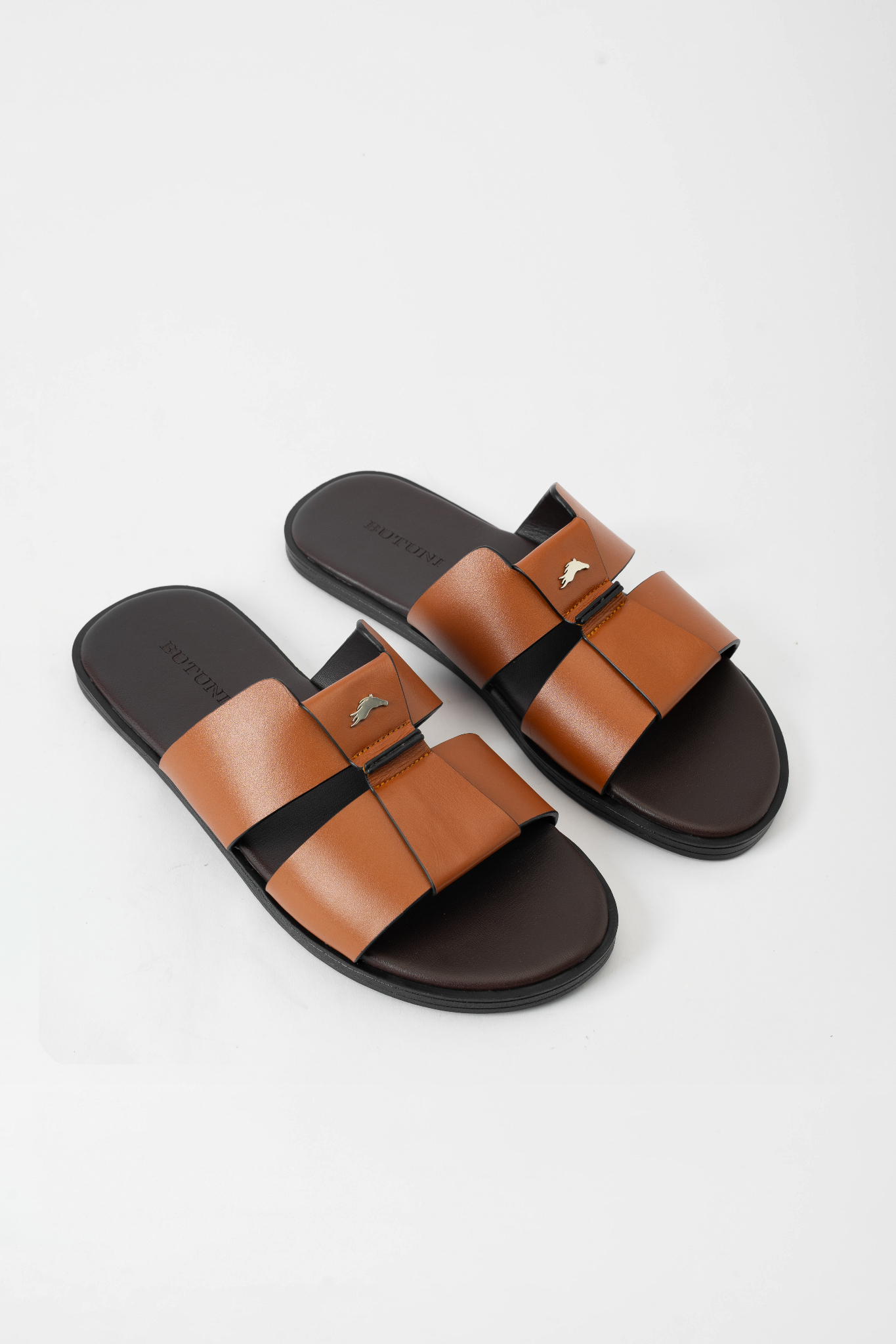 Monaco S Cut-out Slippers - Brown