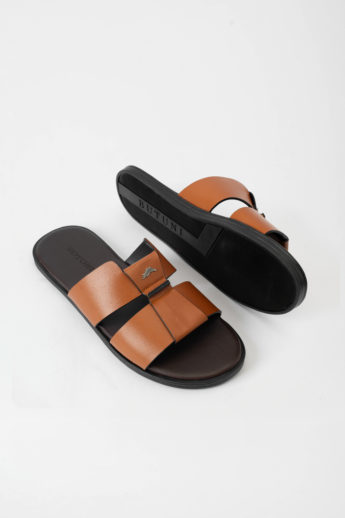 Monaco S Cut-out Slippers - Brown