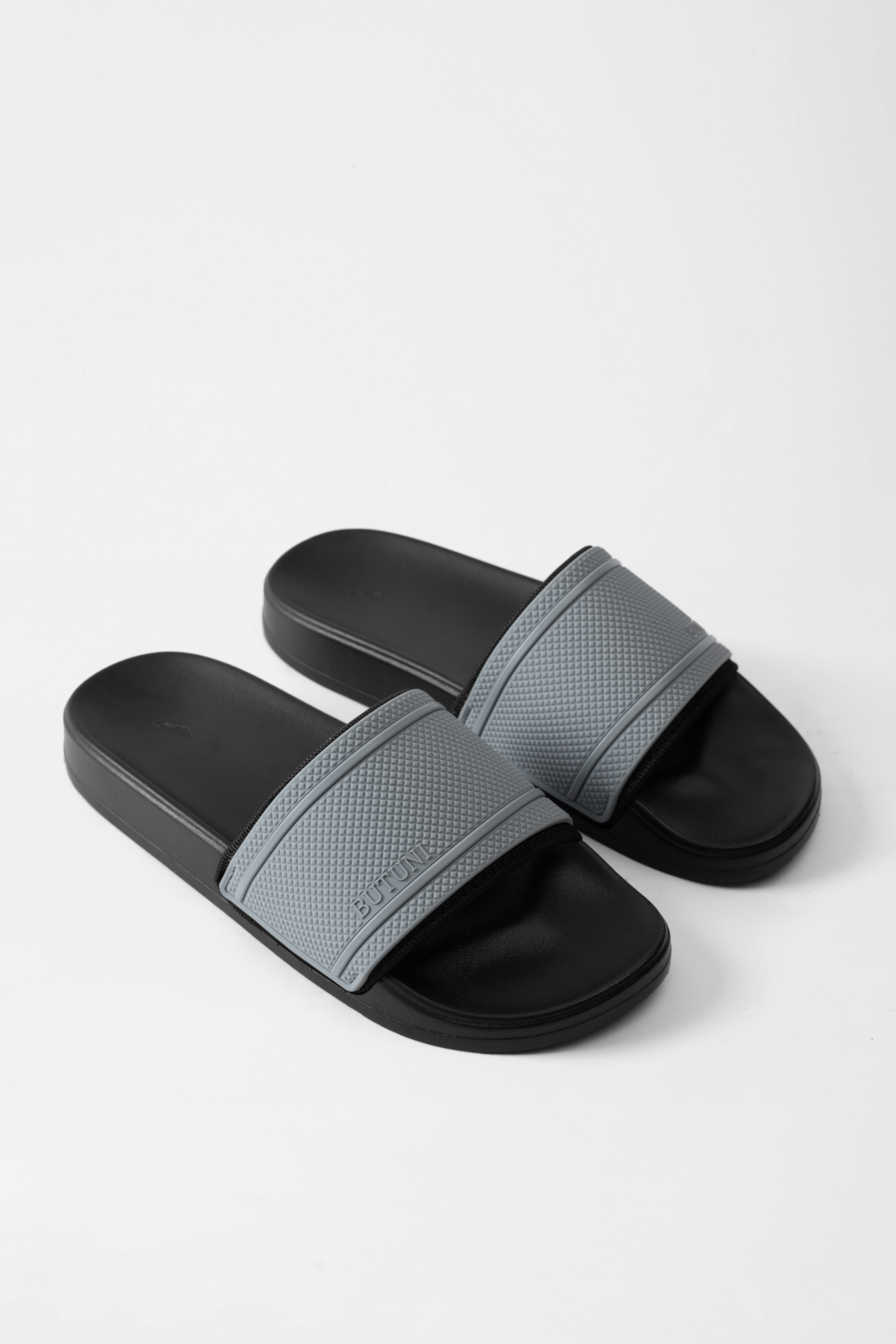 Palermo Single Rubber Sliders - Grey