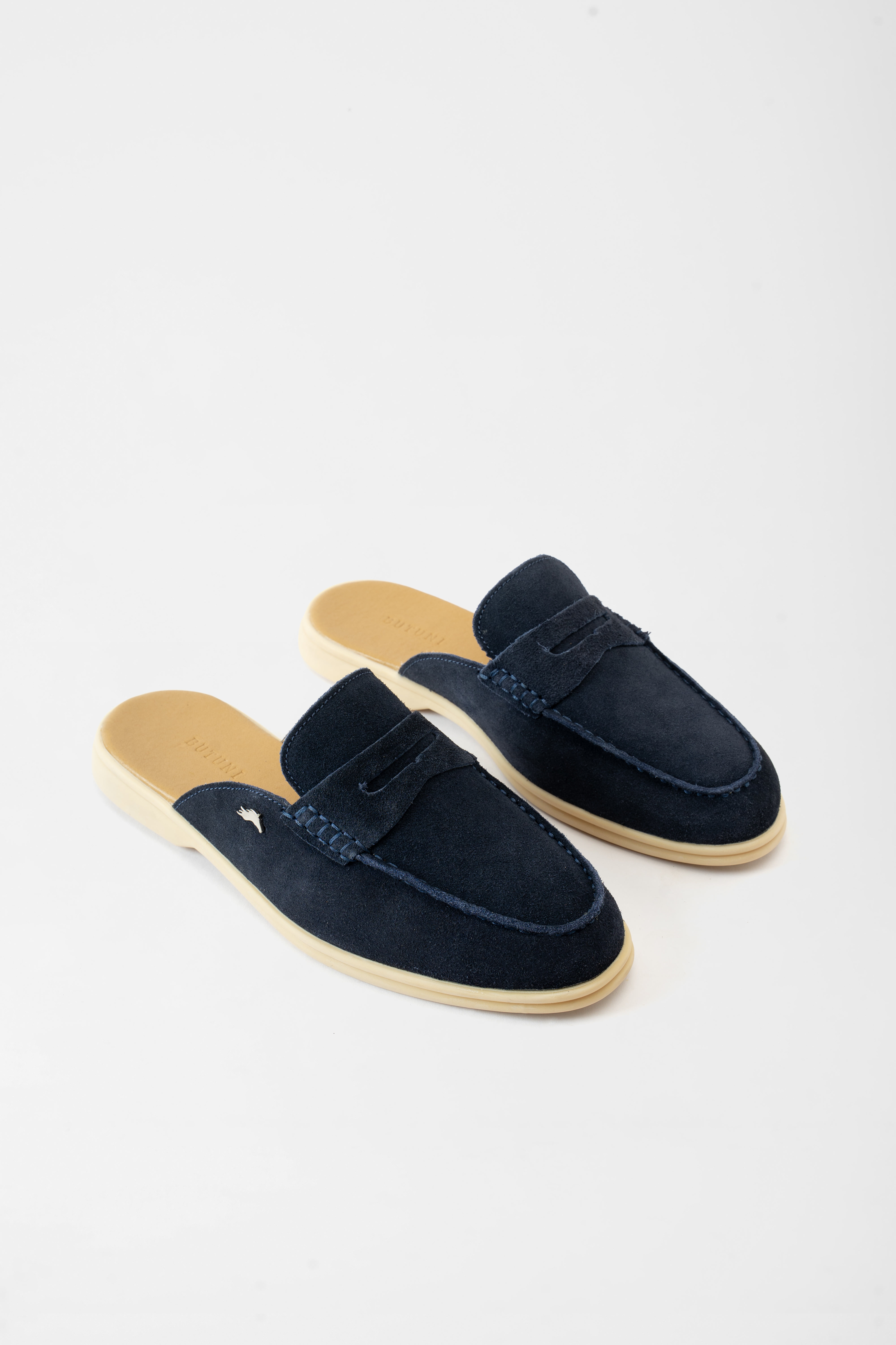 Portofino Mule - Navy