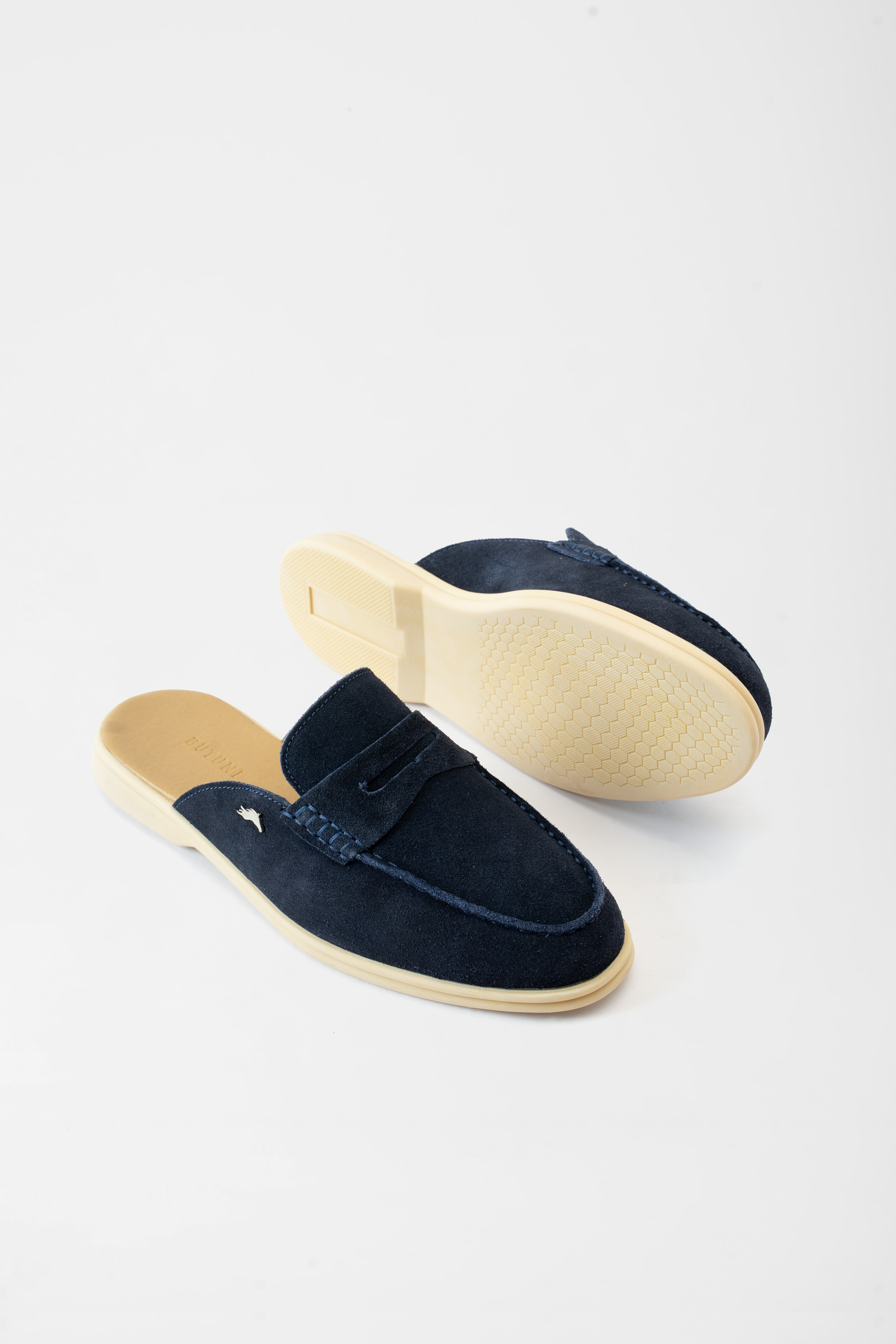Portofino Mule - Navy