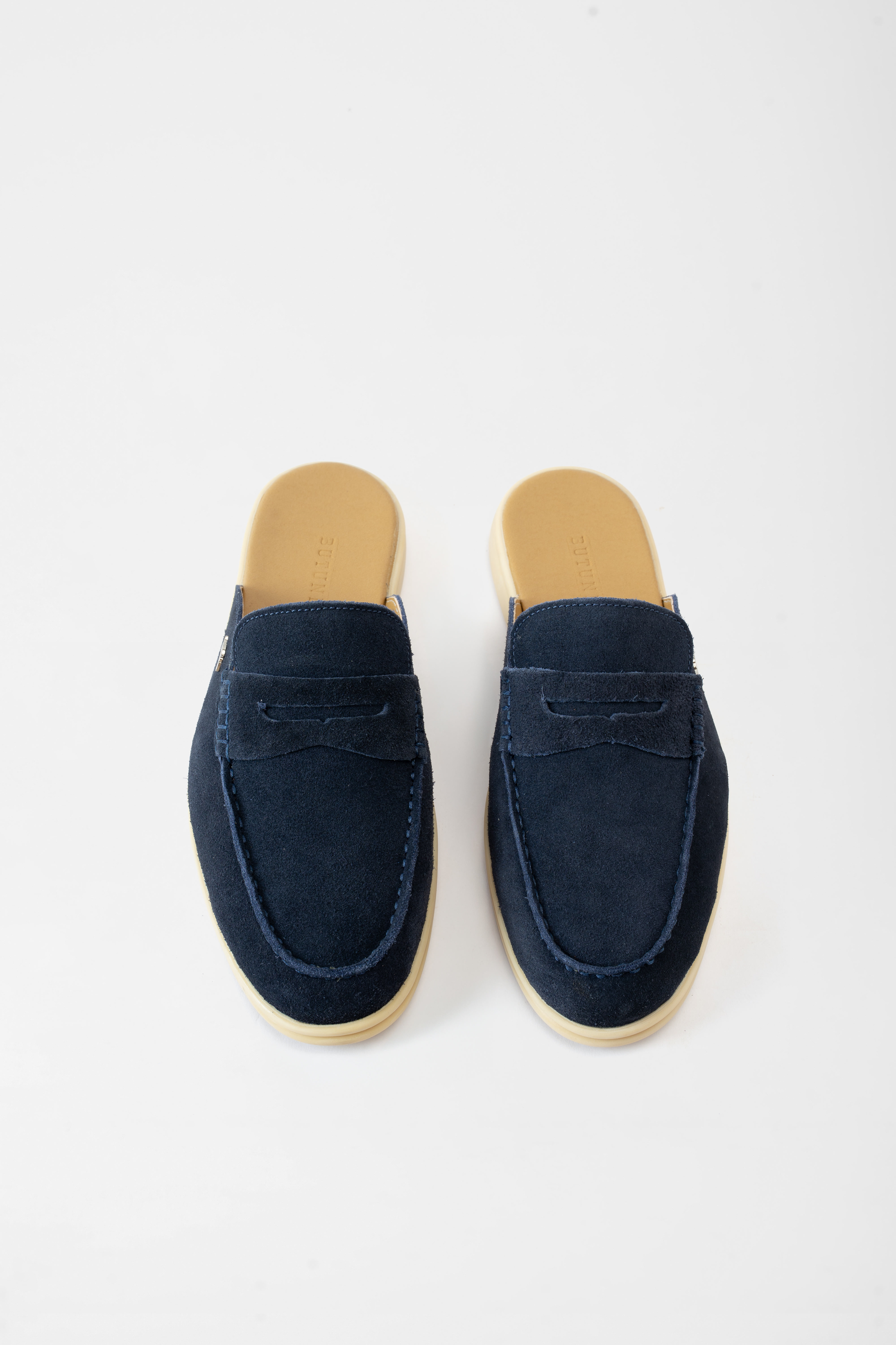 Portofino Mule - Navy