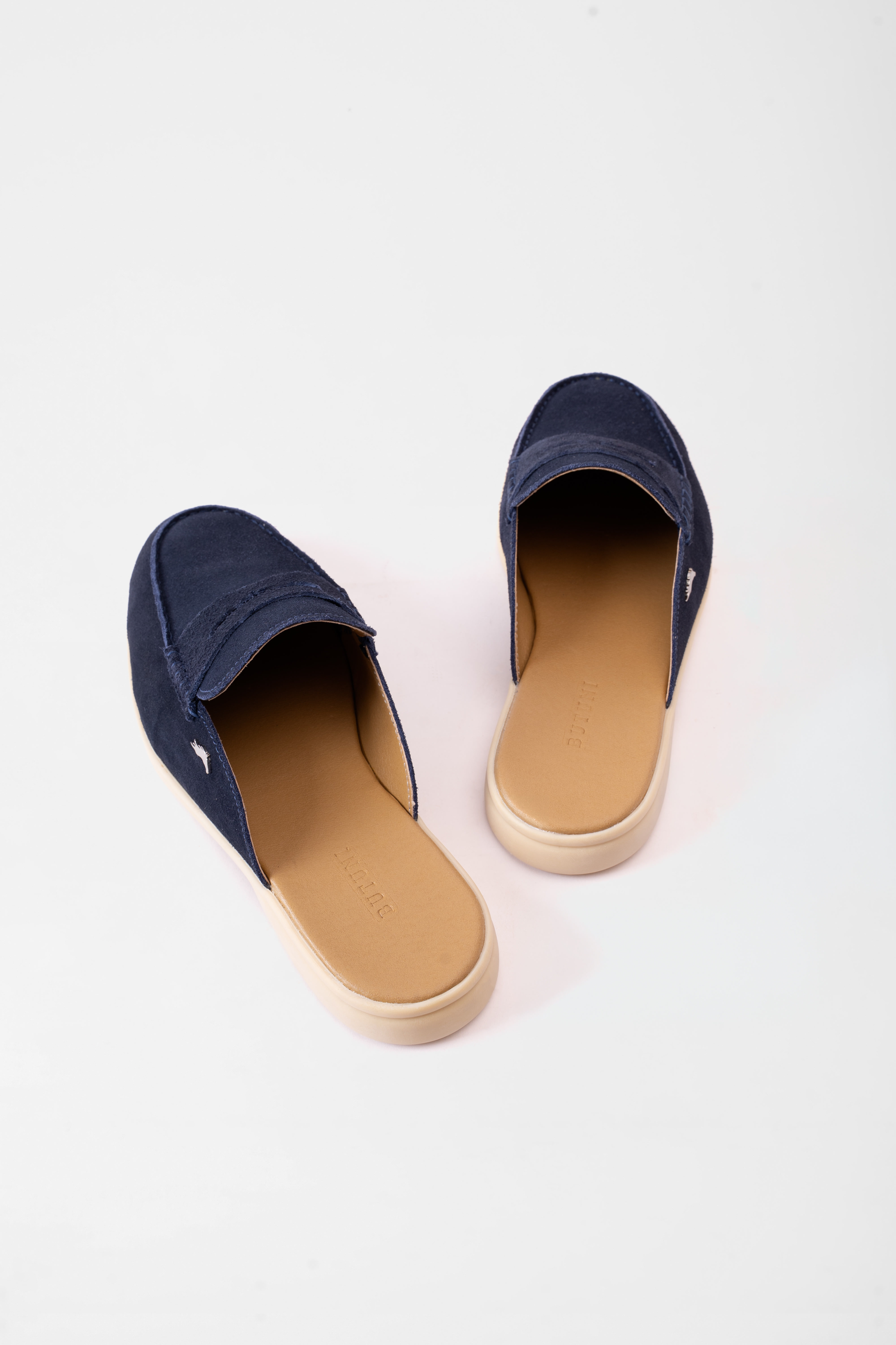 Portofino Mule - Navy