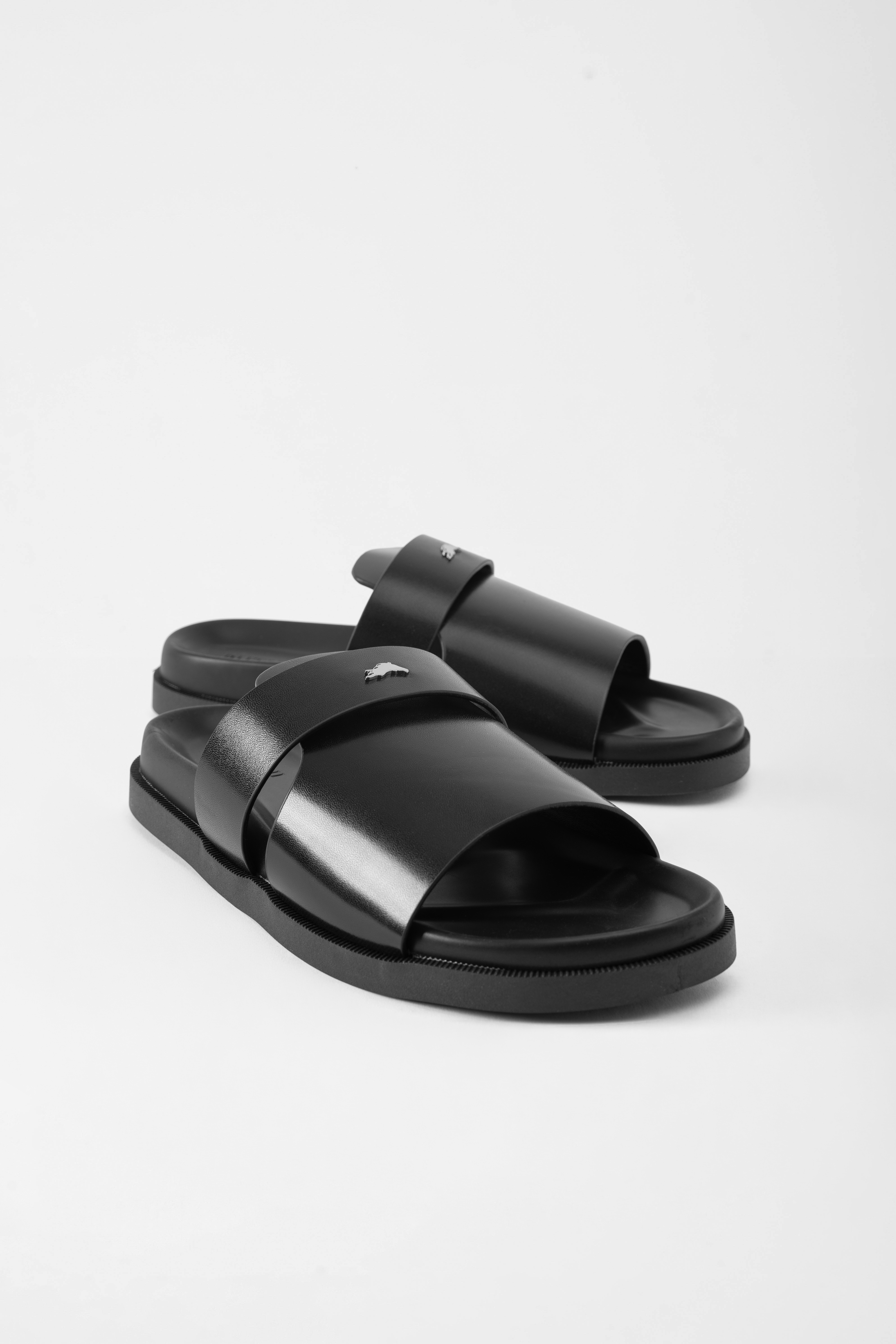 Tiber S Single Slippers - Black