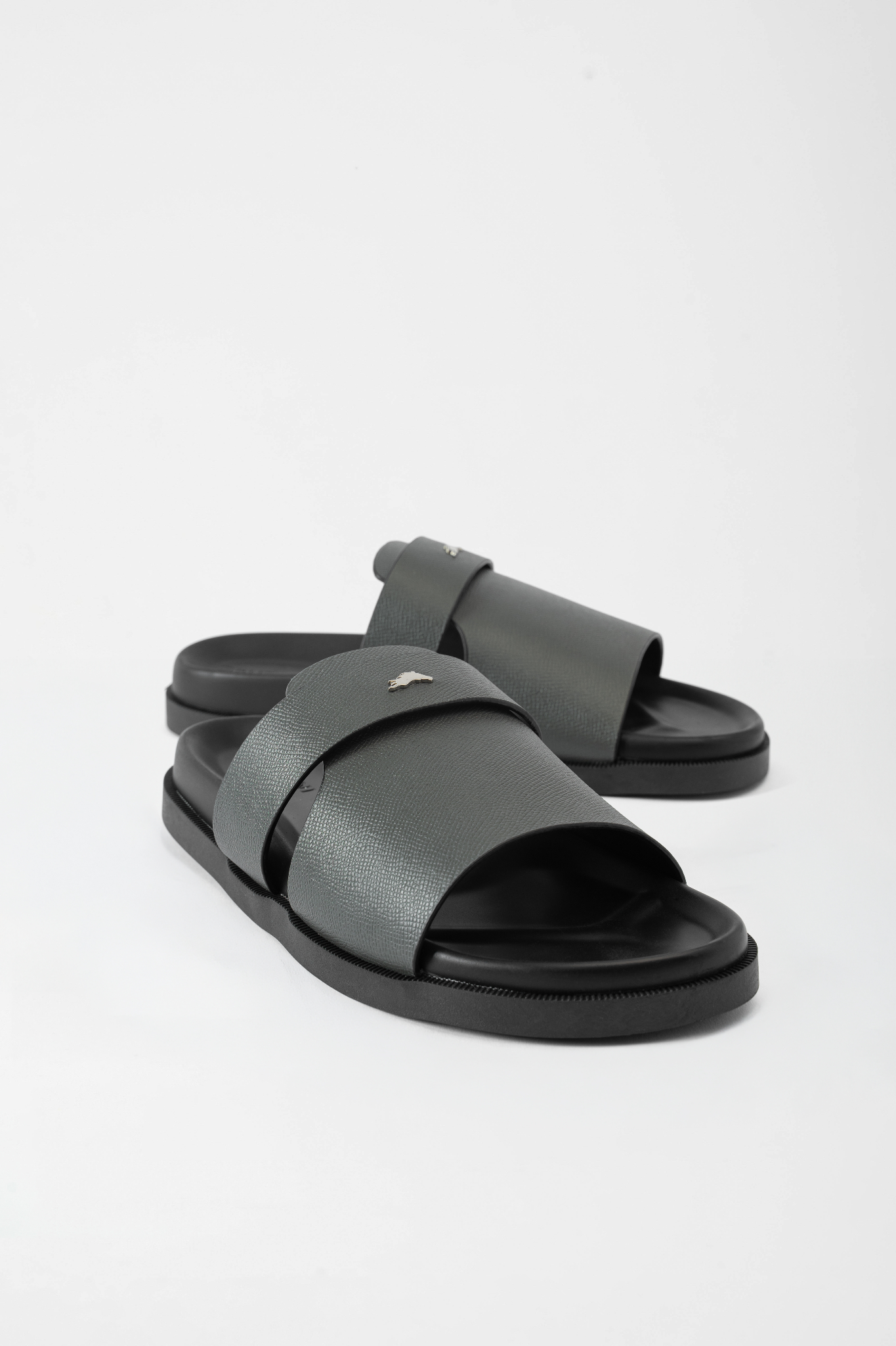 Tiber S Single Slippers - Grey