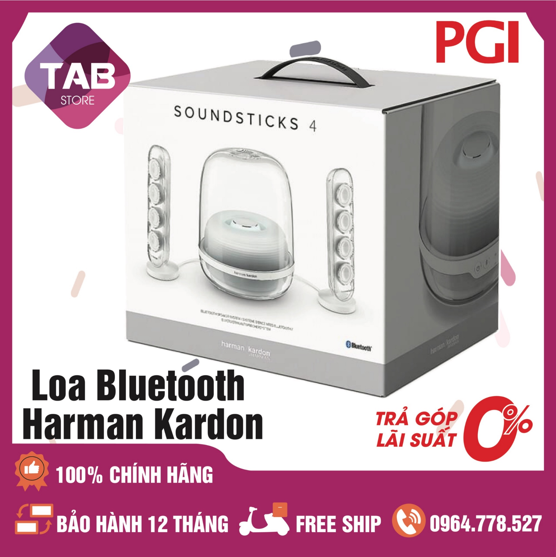 Loa Harman Karfon SoundSticks 4 - Chính Hãng (Bảo Hành 12 T)