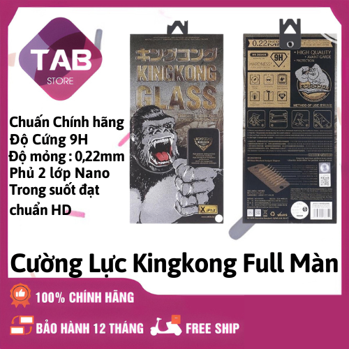 Kính Cường Lực KINGKONG Full Màn Chính Hãng.