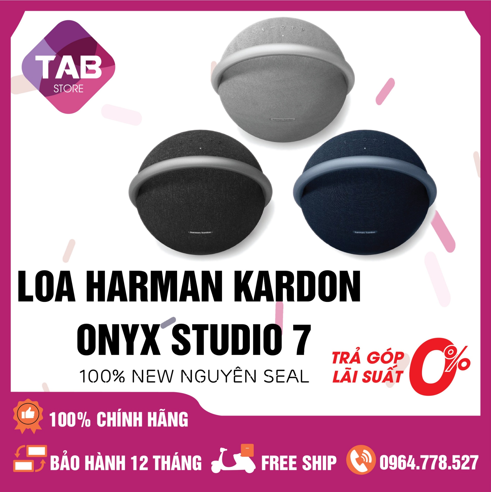 Loa Harman Kardon Onyx Studio 7 - Chính Hãng (Bảo Hành 12 T)