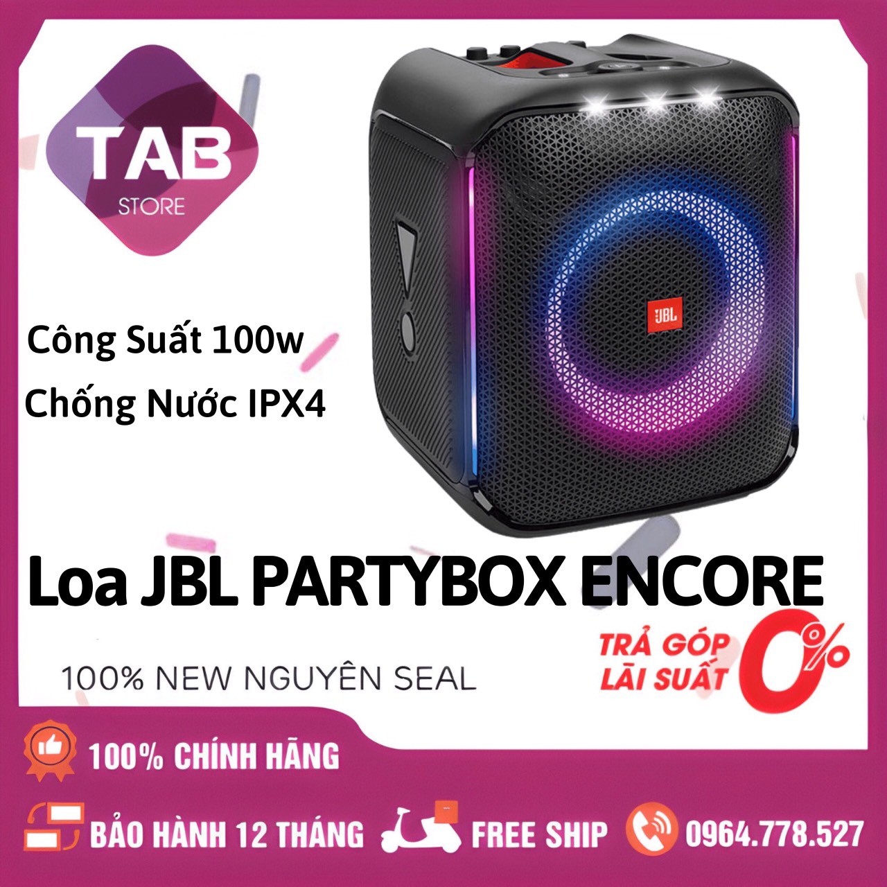 Loa JBL PartyBox ENCORE Chính Hãng - Bảo Hành 12T