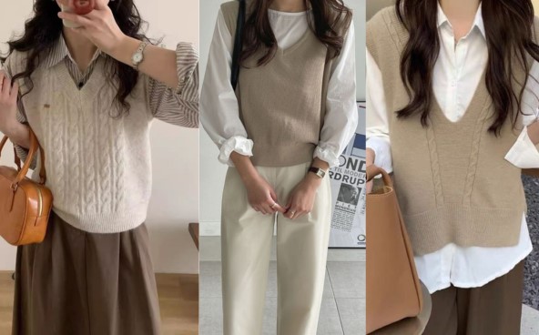 20+ Cách Phối Đồ Với Áo Gile Len Nữ Chuẩn Trend Thu Đông