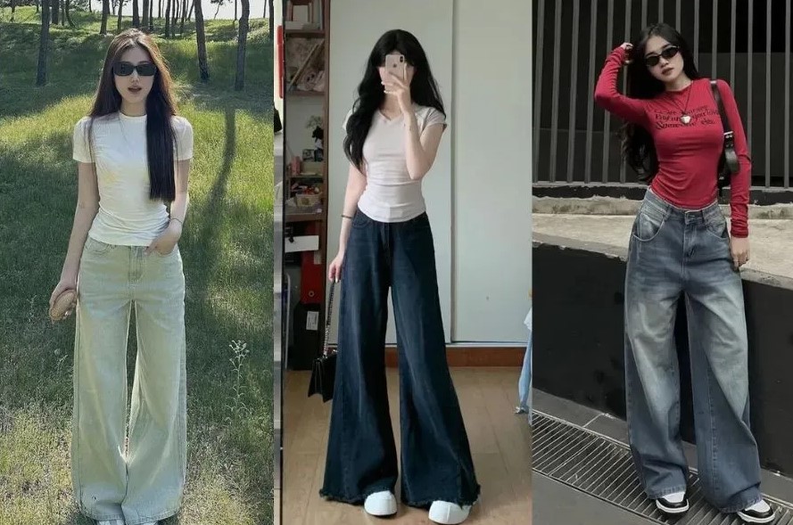 20+ Cách phối đồ với quần ống rộng cho người lùn tôn dáng, dễ áp dụng