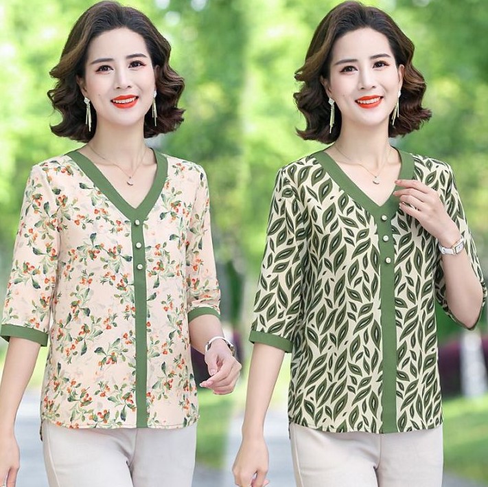 20+ mẫu áo kiểu trung niên sang trọng, thanh lịch và tôn dáng