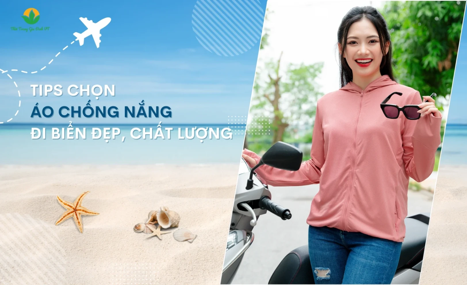 Tip chọn áo chống nắng đi biển dáng xinh, chống tia UV bảo vệ làn da