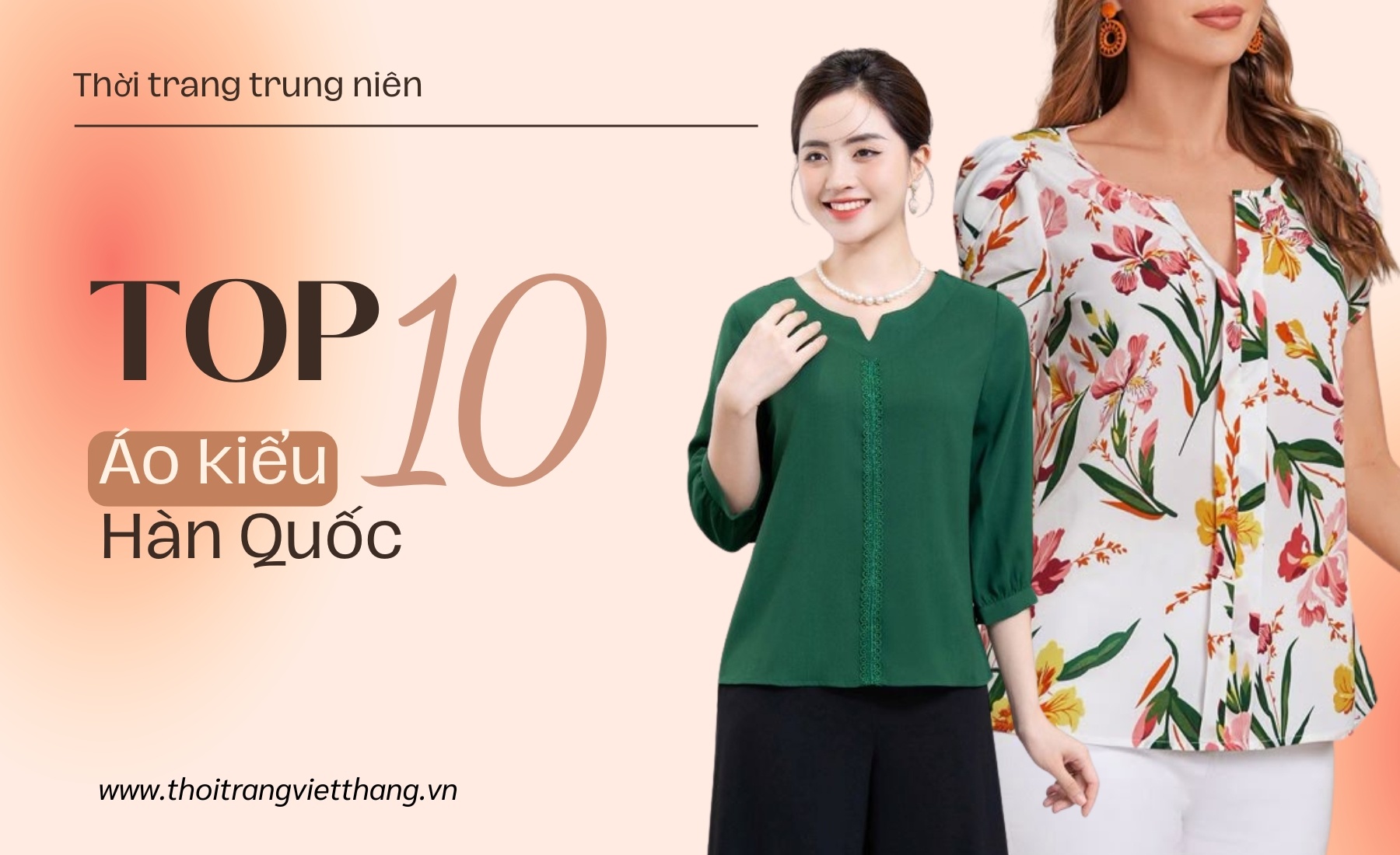 Lưu ngay 10 Mẫu Áo Kiểu Trung Niên Hàn Quốc Sang Trọng, Tôn Dáng Được Yêu Thích Nhất 2025