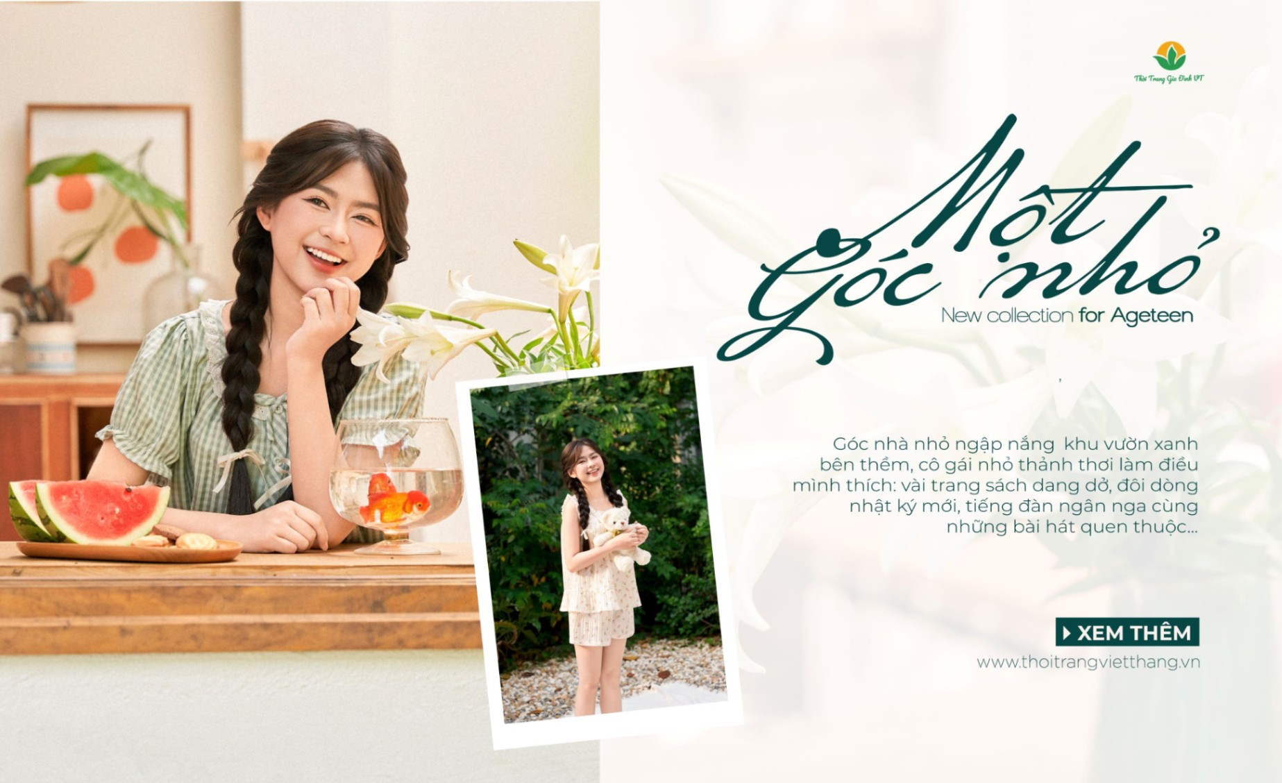 MỘT GÓC NHỎ YÊN BÌNH VÀ NHẸ TÊNH CÙNG NEW COLLECTION FOR TEENAGE