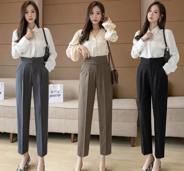 99+ mẫu quần âu nữ công sở đẹp, tôn dáng, chuẩn xu hướng