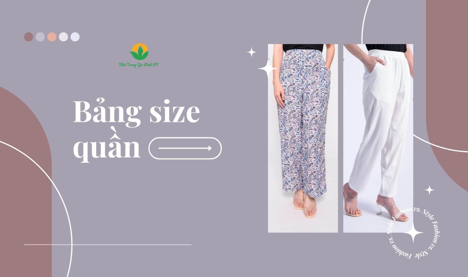 Bảng size quần áo tại thời trang Việt Thắng