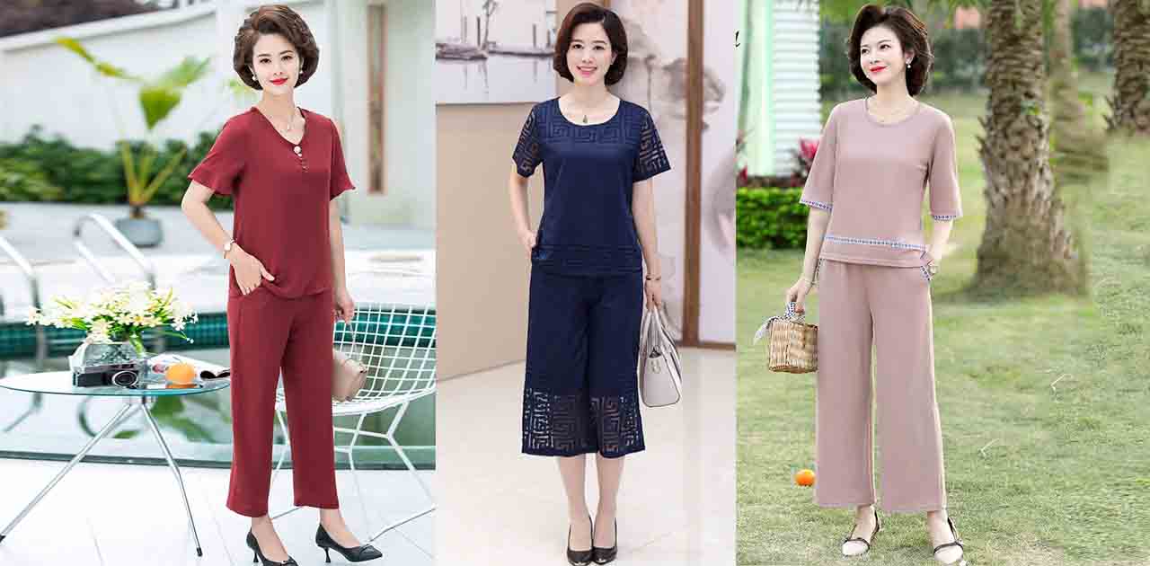 Bí quyết chọn đồ bộ trung niên cao cấp giúp quý cô tỏa sáng