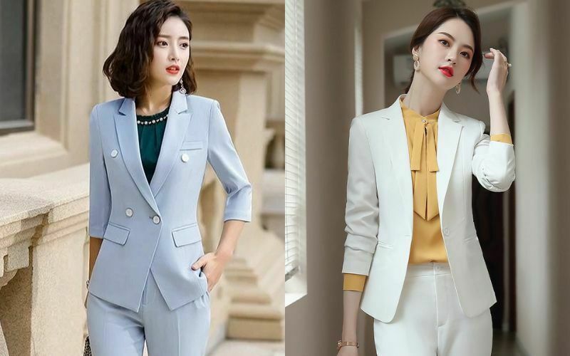 Đồ bộ vest nữ trung niên: Sang trọng, thanh lịch và dễ mặc