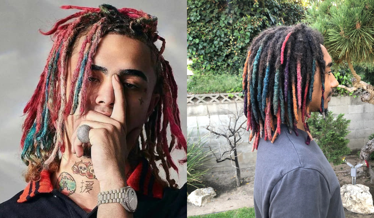 Tóc Dreadlock Nhuộm 7 Màu