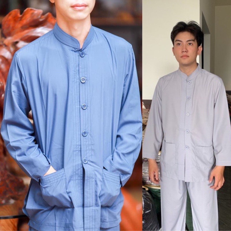 Hướng dẫn chọn bộ đồ đi chùa nam đúng chuẩn, kín đáo và trang nghiêm