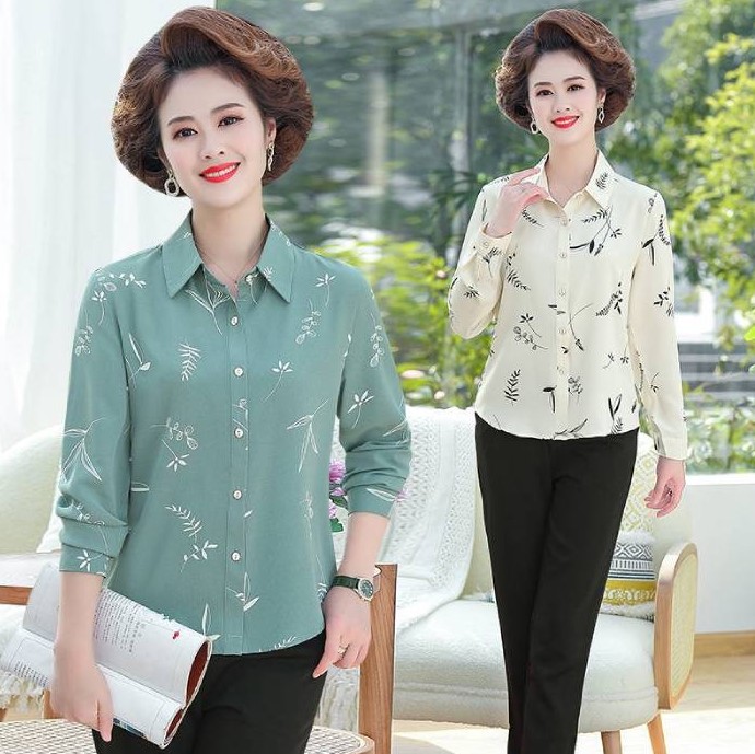 Top 15+ mẫu thời trang áo sơ mi nữ tuổi 50 sang trọng, quý phái