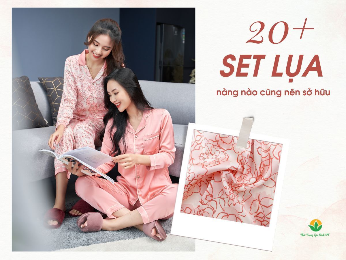 20+ bộ đồ pijama lụa đẹp mà nàng nào cũng nên sở hữu