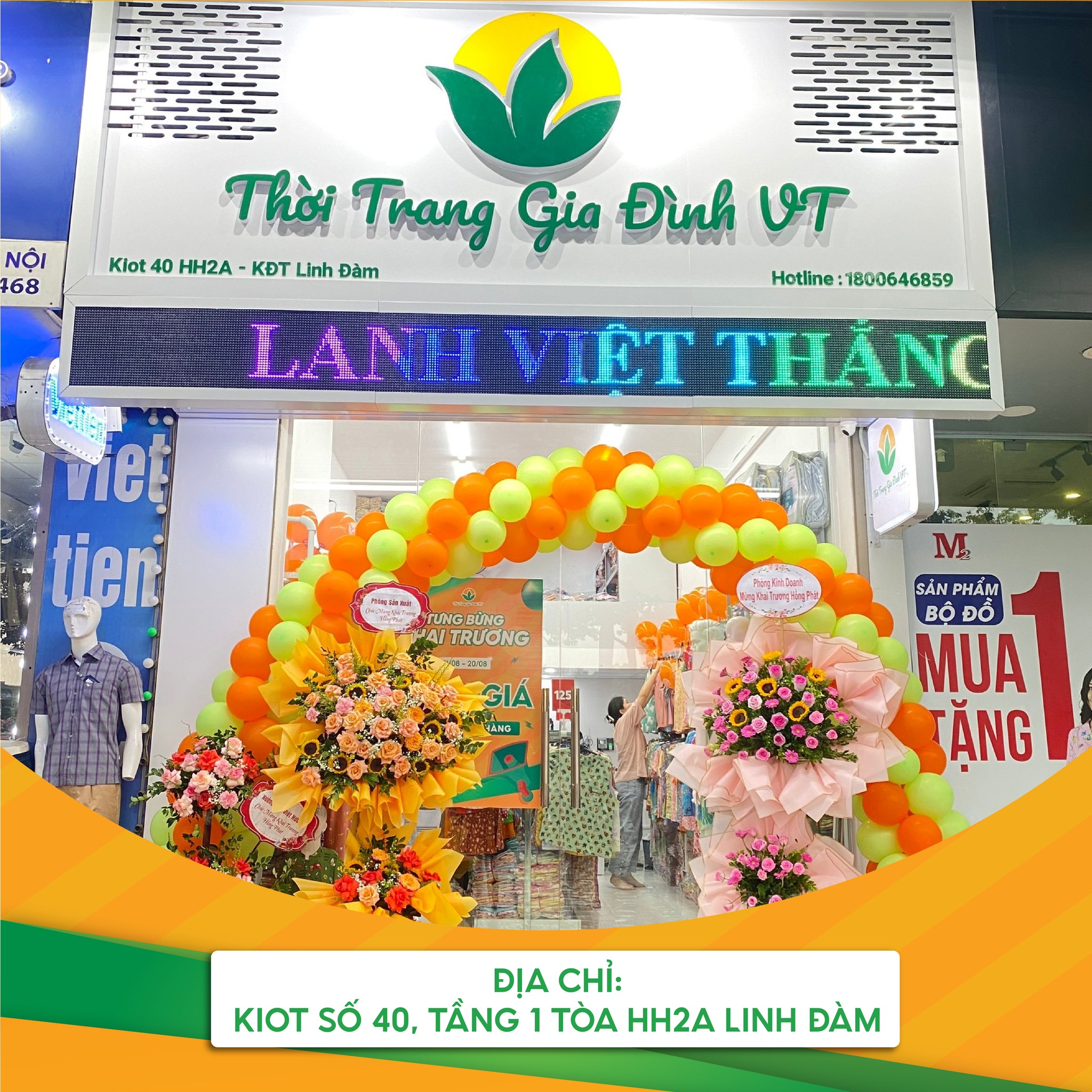 Khai trương cửa hàng