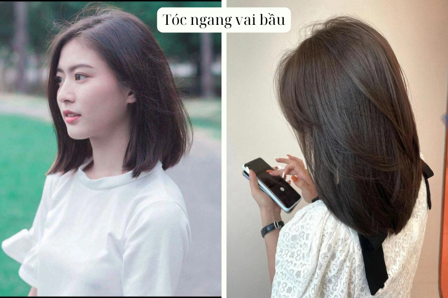 Tóc ngang vai bầu