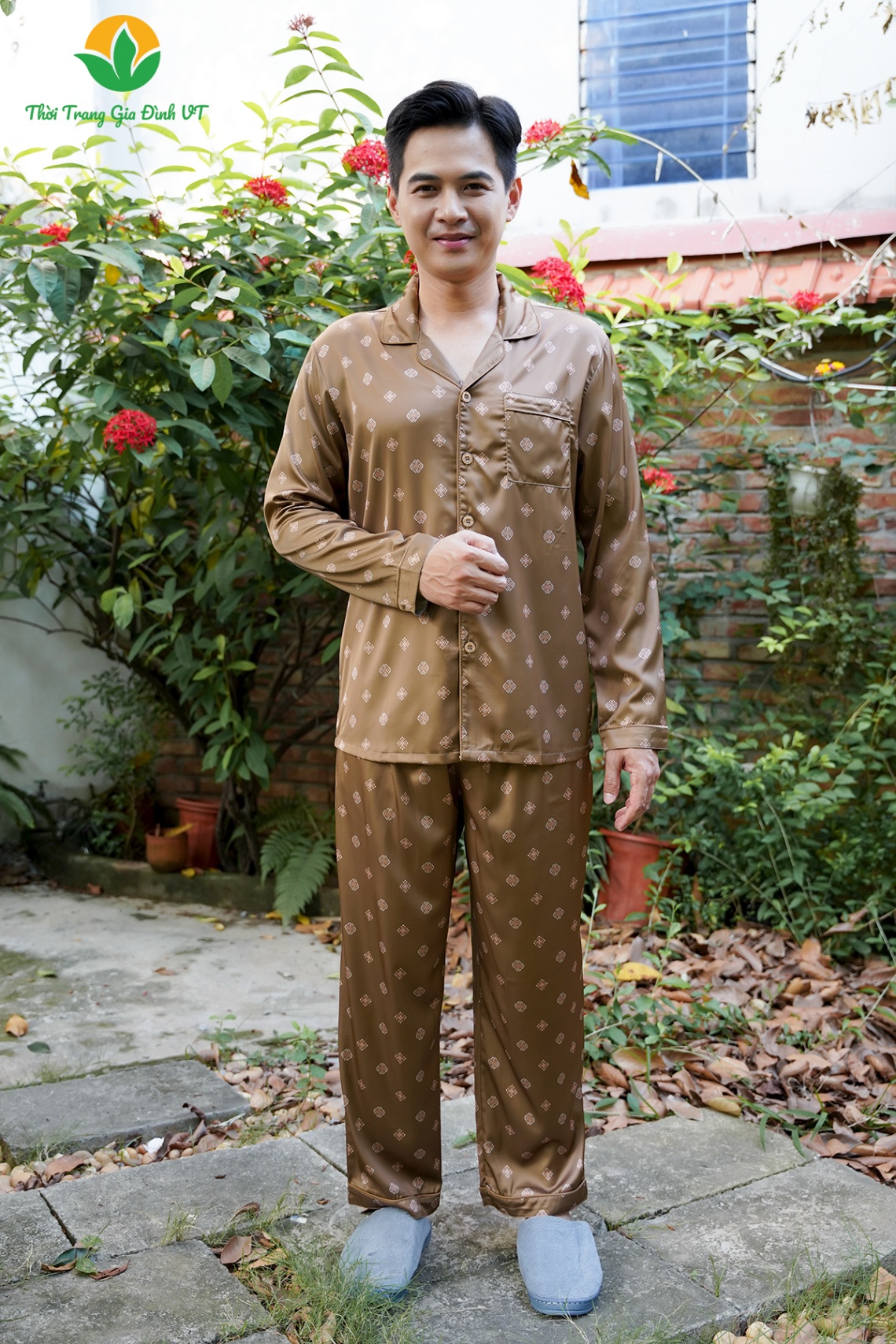 B50.2321.Bộ M QDADT LH pijama - M - Dưa muối