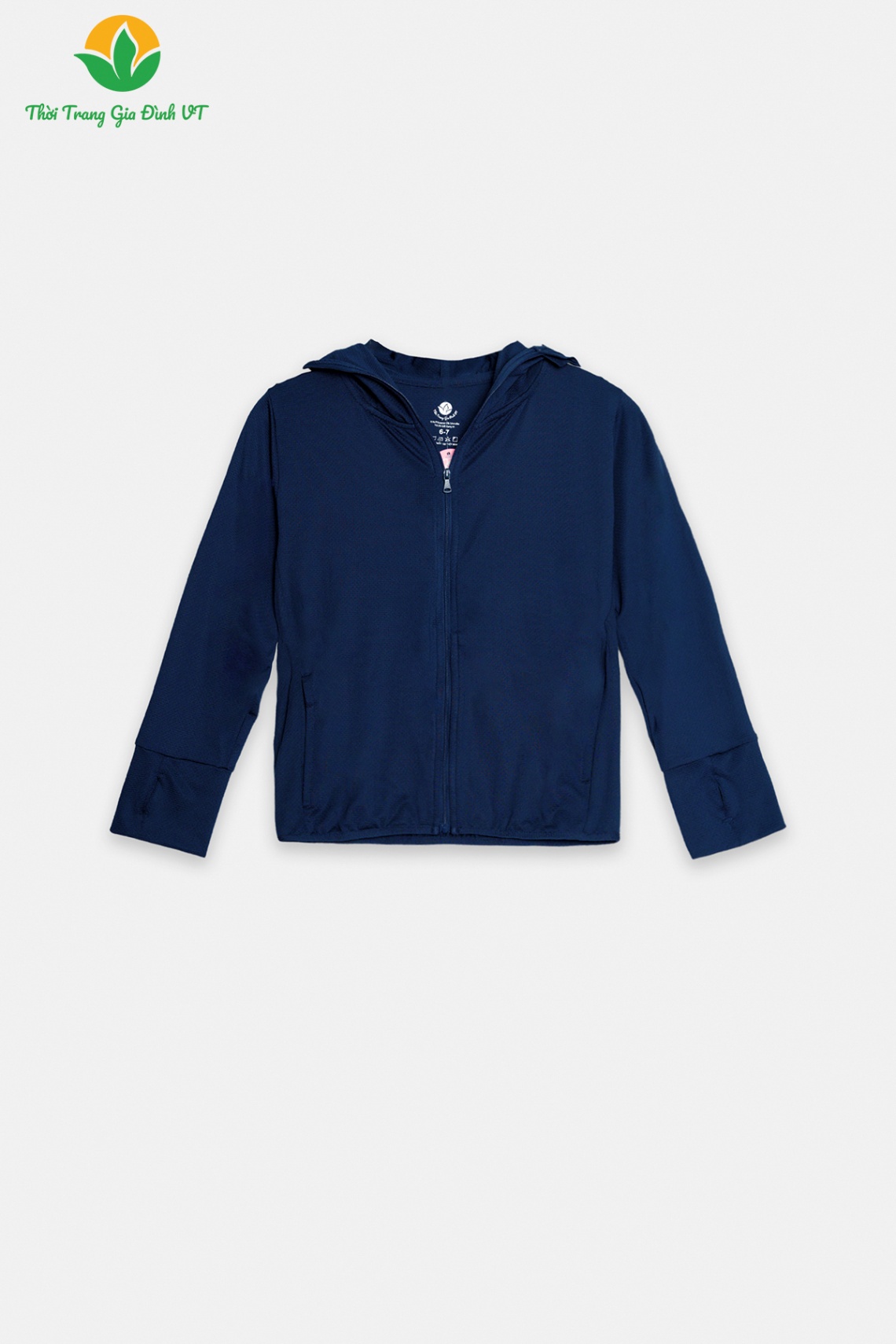 A73.2401.Áo chống nắng G DK dáng ngắn - 6-7 - Navy