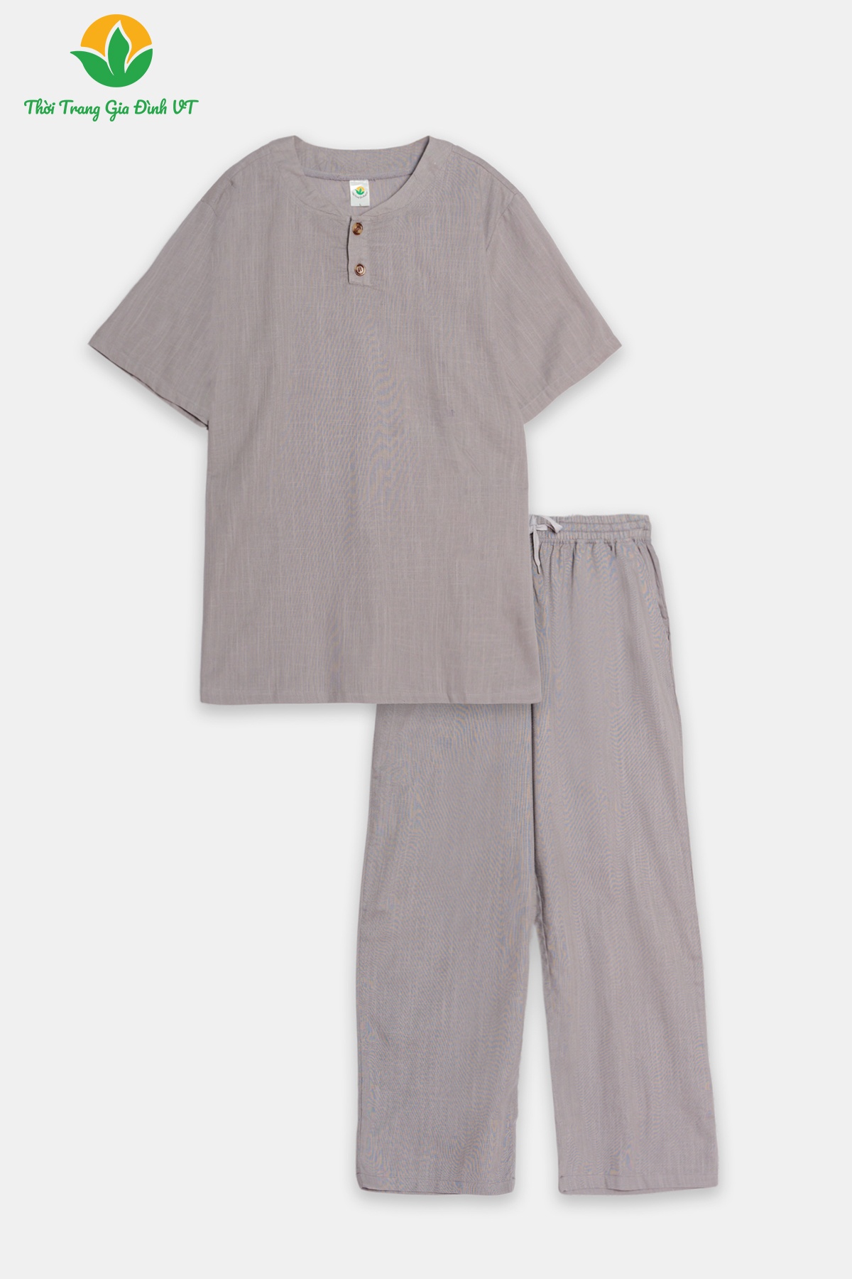 B48.2411.Bộ M QDACT Linen màu - M - Ghi