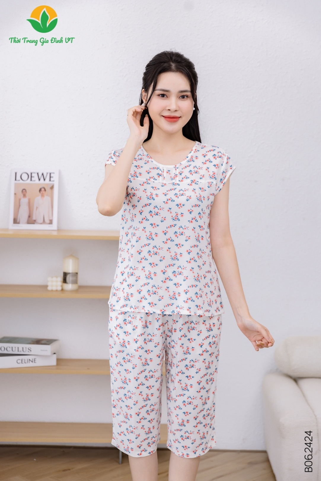 B06.2424OL.Bộ W QLACT RH nẹp cổ - 2XL - Trắng