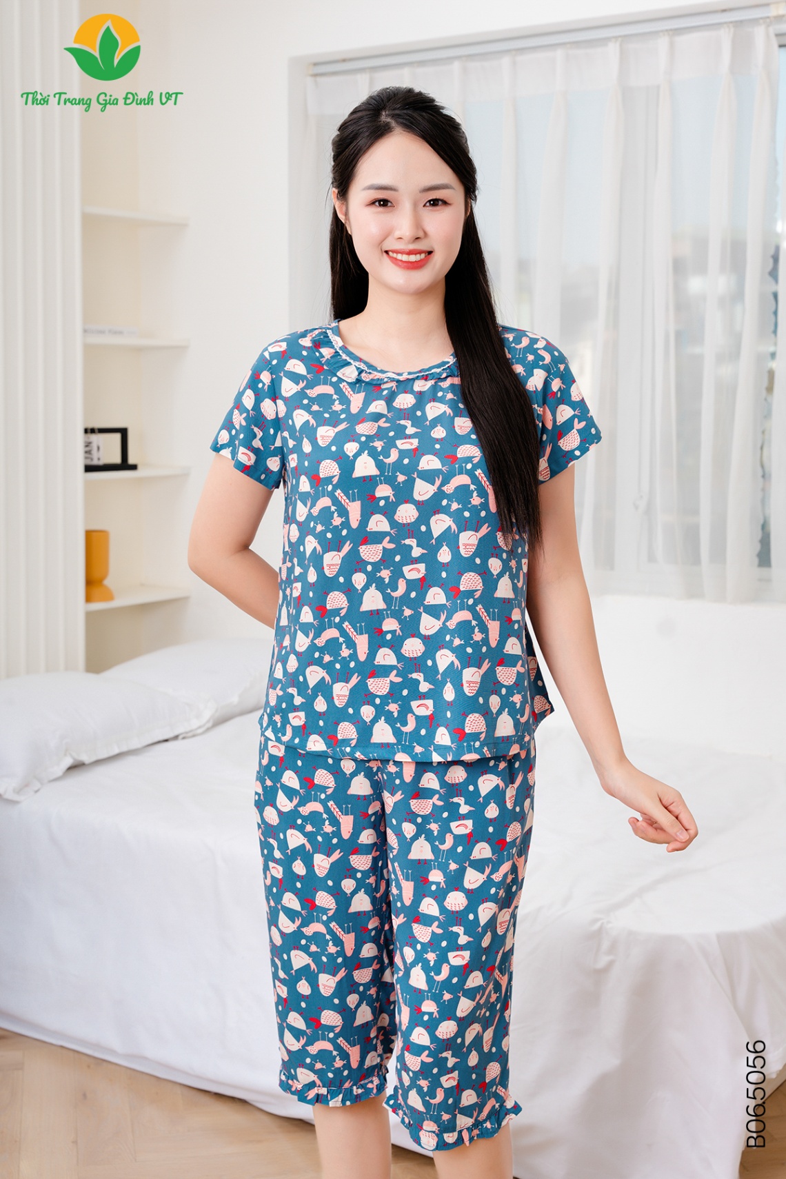 B06.5056.Bộ W QLACT RH bổ trụ - M - Xanh Đậm
