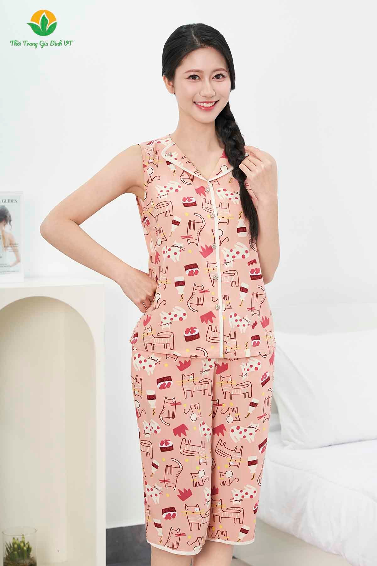 B05.5077.Bộ W QLASN RH cổ ve lật - M - Dâu đậm