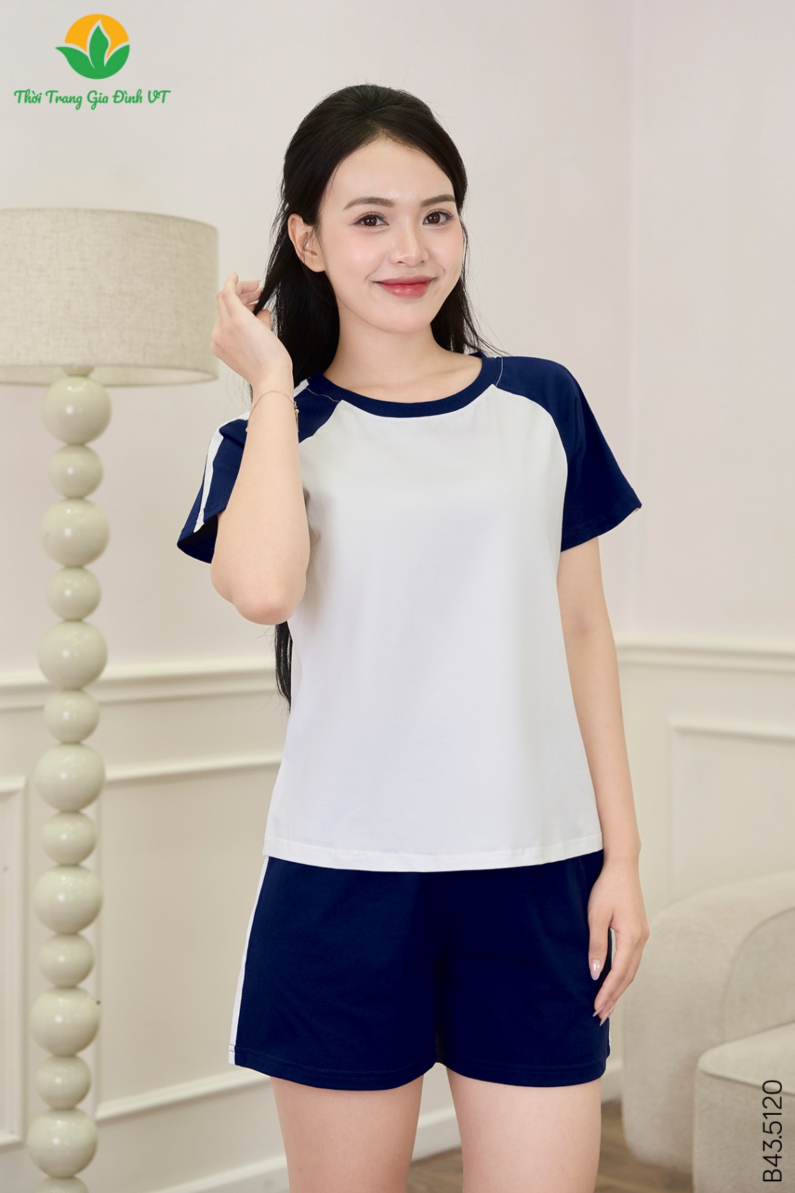 B43.5120.Bộ W QĐACT DM - M - Navy