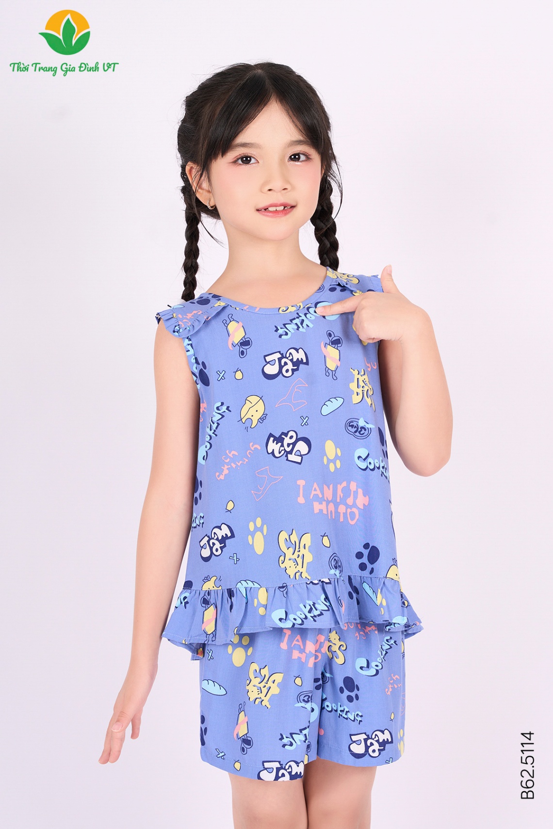 B62.5114.Bộ G QĐASN RH - 2-3 - Xanh Đậm