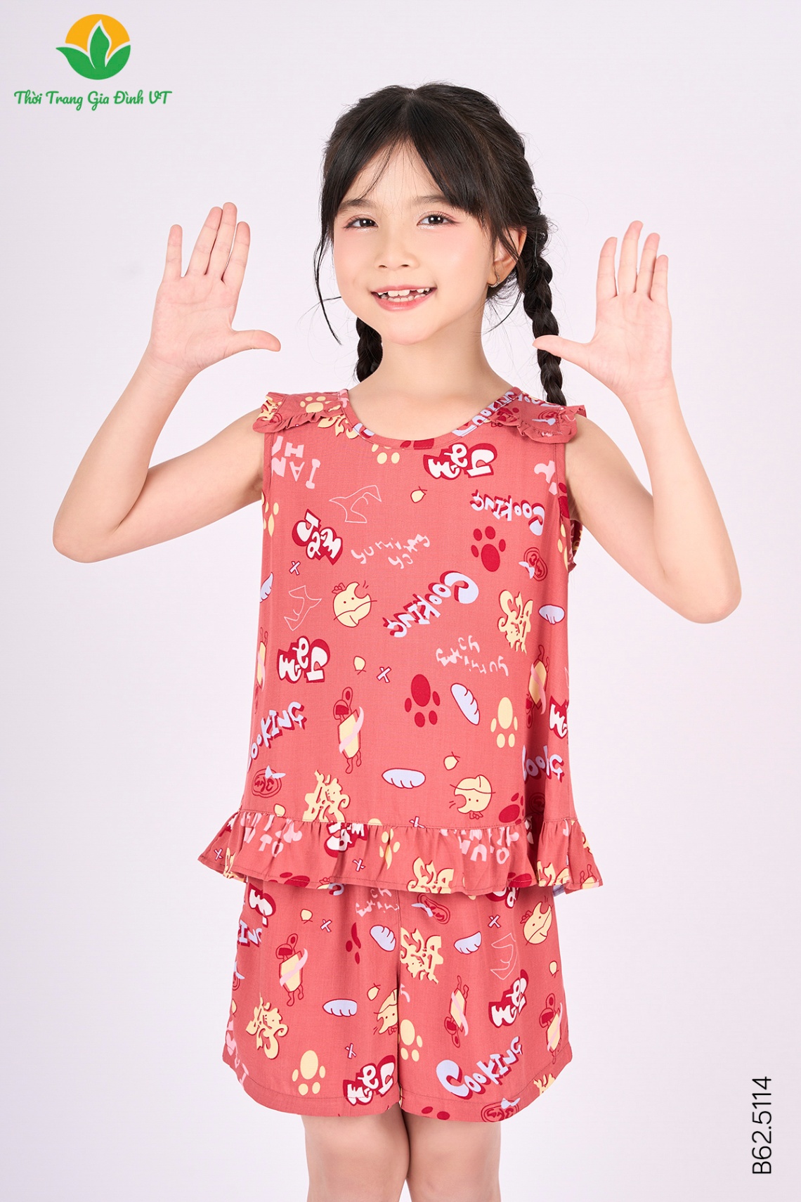 B62.5114.Bộ G QĐASN RH - 2-3 - Đỏ