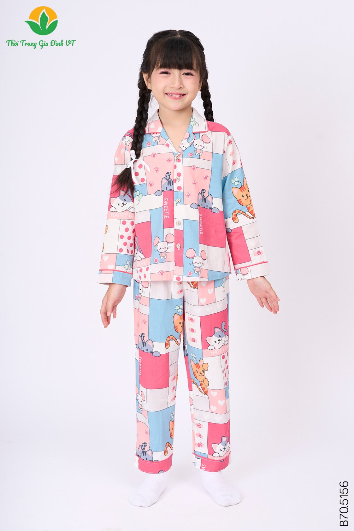 B70.5156.Bộ K QDADT CR - 2-3 - Xanh hồng