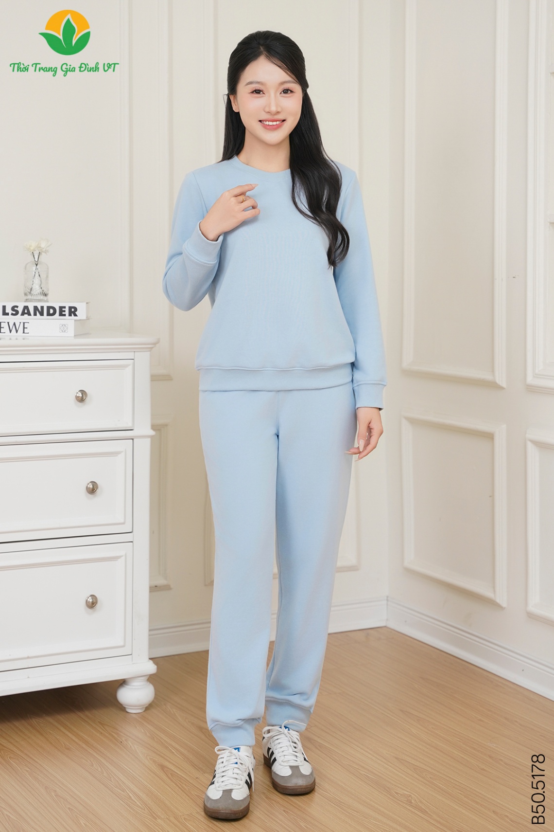 B50.5178.Bộ W QDADT NM - M - Xanh biển
