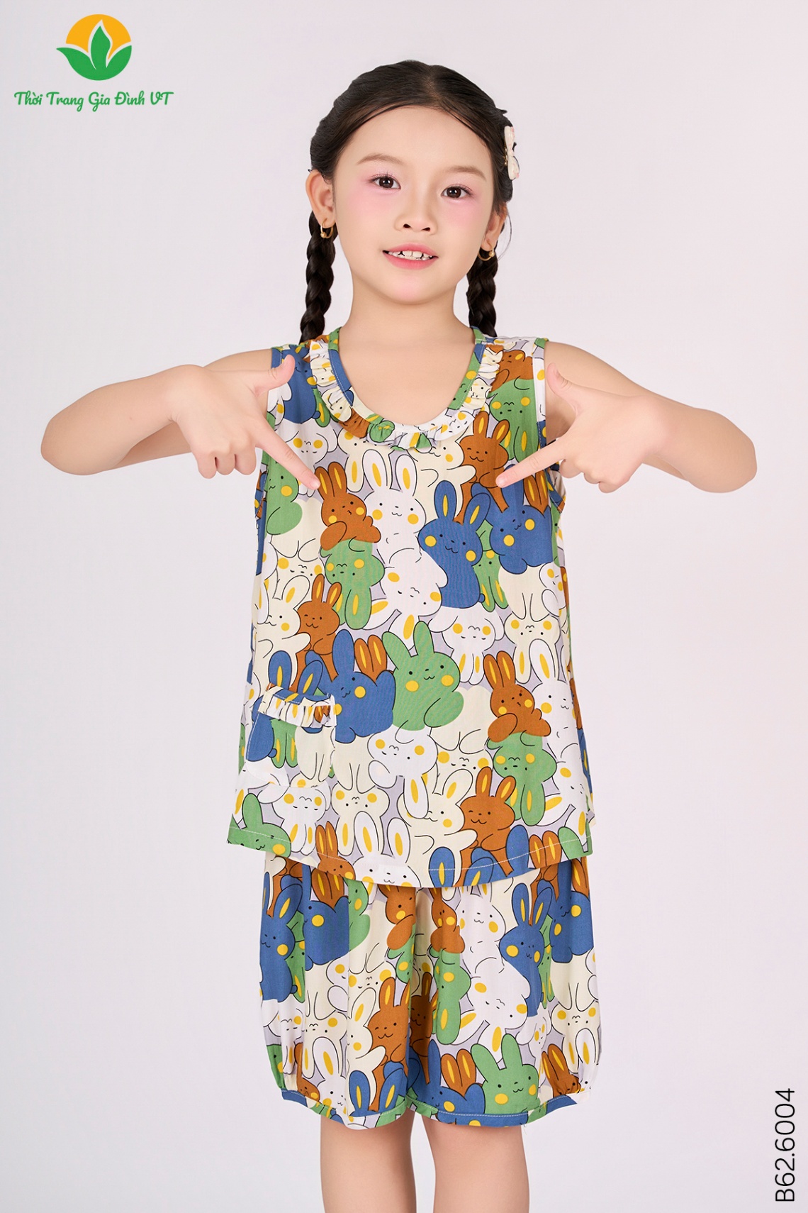 B62.6004. Bộ G QĐASN RH - 2-3 - Thỏ xanh