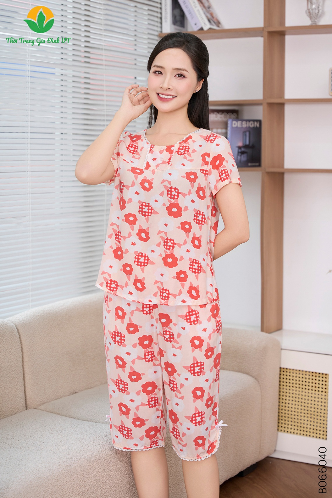 B06.6040.Bộ W QLACT RH - M - Dâu nhạt