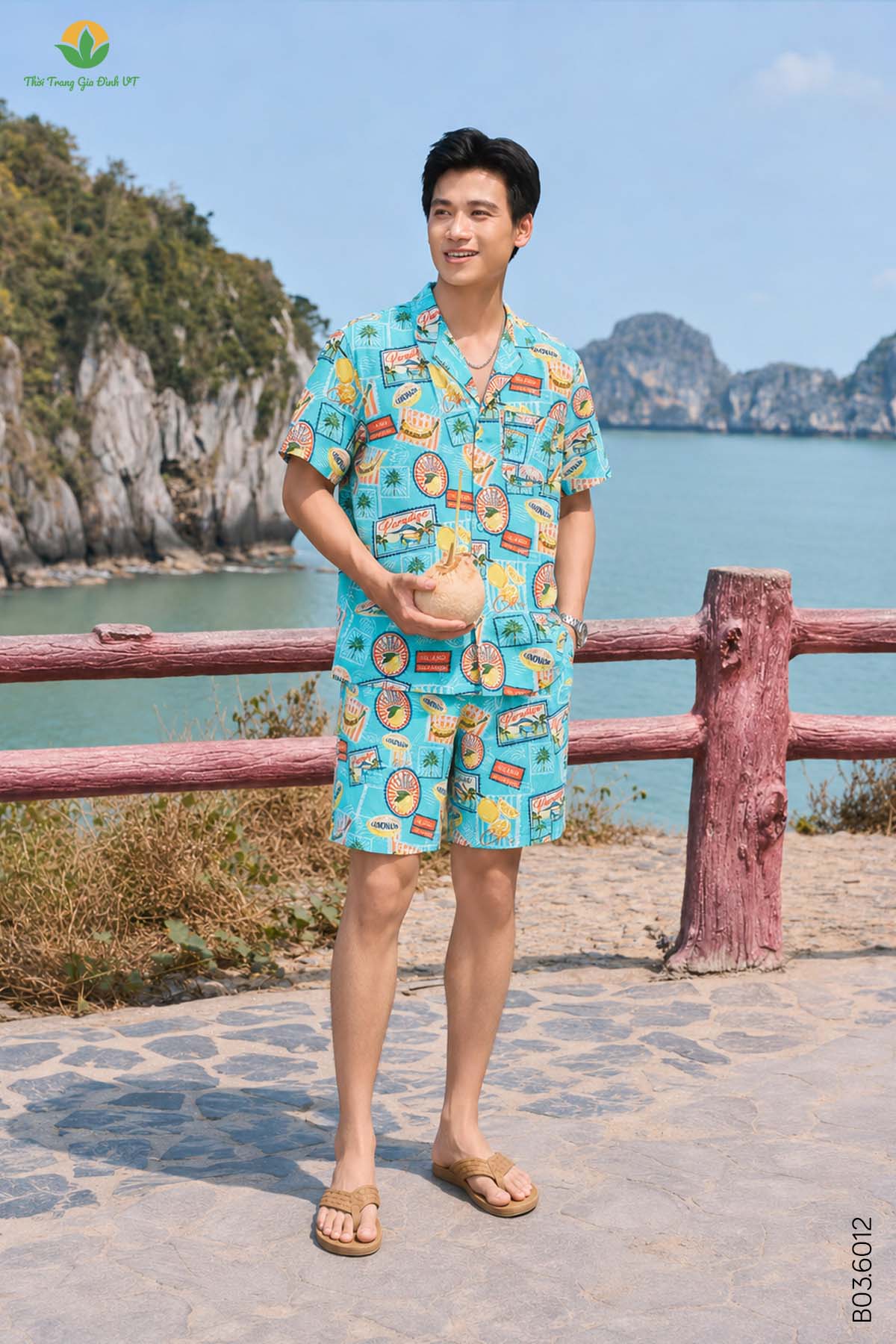 B03.6012.Bộ M QĐACT RH - S - Xanh mint